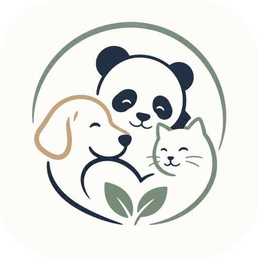The Pawnda app icon: a panda, a dog and a cat inside a circle.